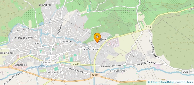 localisation de l'entreprise LOUEM  PELISSANNE