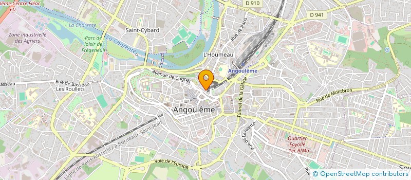 localisation de l'entreprise '' LOUER MIEUX 16 '' à ANGOULEME