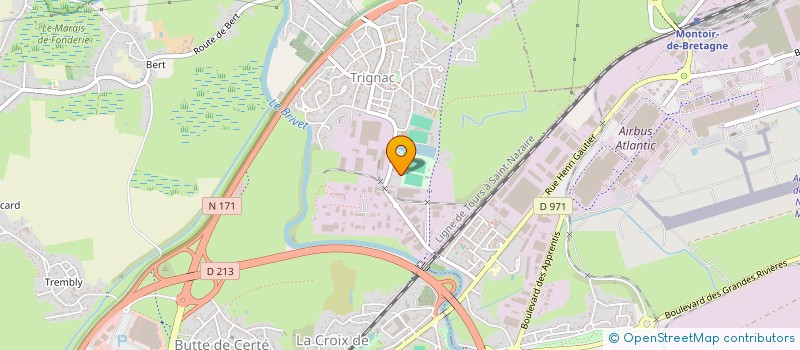 localisation de l'entreprise LOUET à TRIGNAC