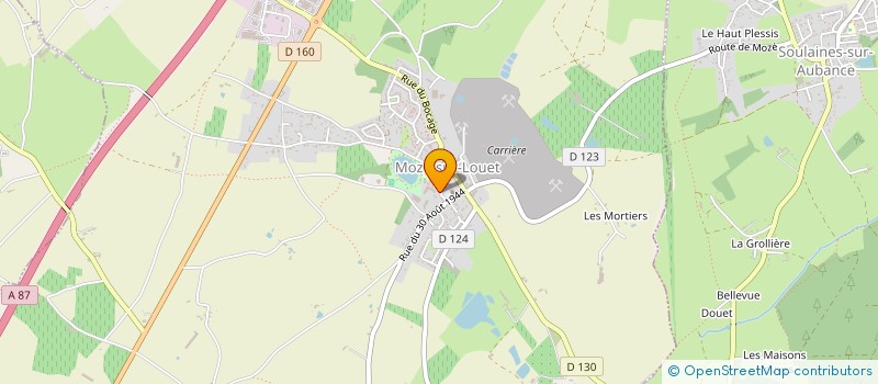 localisation de l'entreprise LOUET AUTHION  MOZE-SUR-LOUET