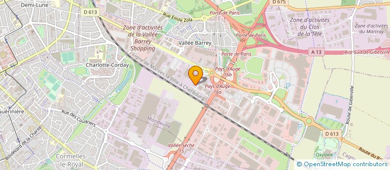 localisation de l'entreprise LOUET BOX  MONDEVILLE