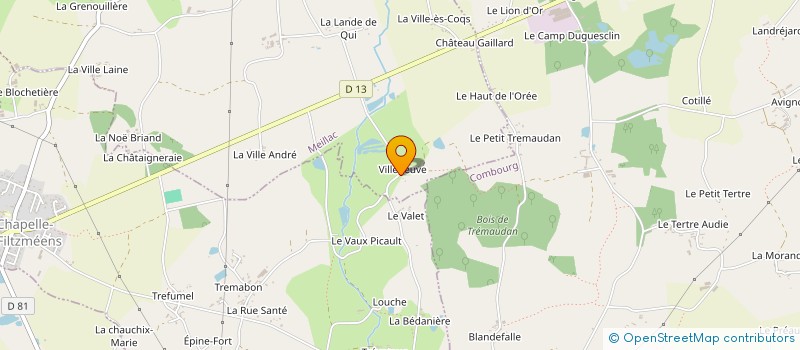 localisation de l'entreprise LOUET SOPHIE TEDDY  MEILLAC