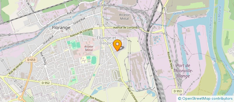 localisation de l'entreprise LOUETAVOITURE  FLORANGE