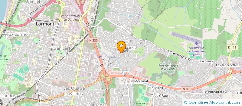 localisation de l'entreprise LOUEZMAVOITURE.COM  ARTIGUES-PRES-BORDEAUX