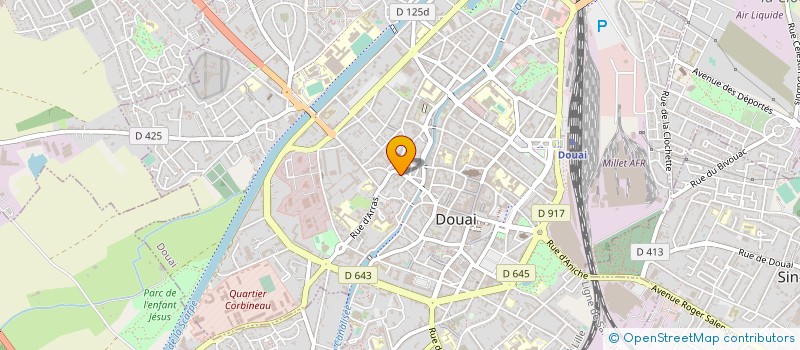 localisation de l'entreprise LOUF VRT 2000 à DOUAI