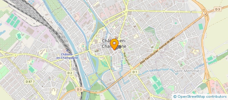 localisation de l'entreprise LOUFLO DISTRIBUTION  CHALONS-EN-CHAMPAGNE