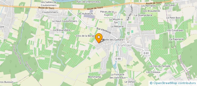 localisation de l'entreprise LOUFRANCHRI  FRANCUEIL