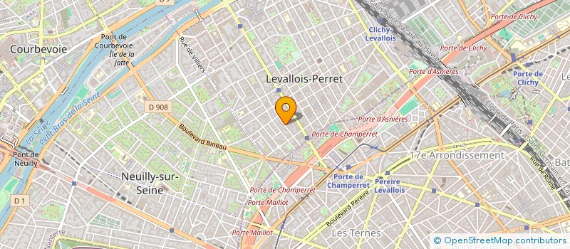 localisation de l'entreprise LOUFRANI-GELIS à LEVALLOIS-PERRET