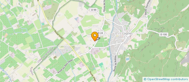 localisation de l'entreprise LOUGAB  LAGNES