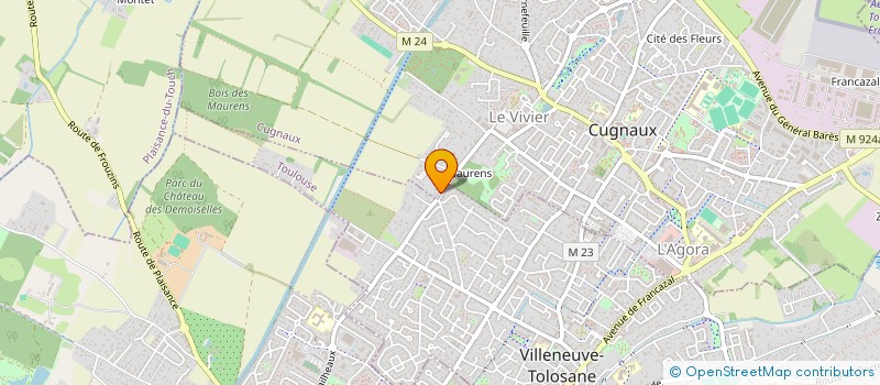 localisation de l'entreprise LOUGAB  CUGNAUX