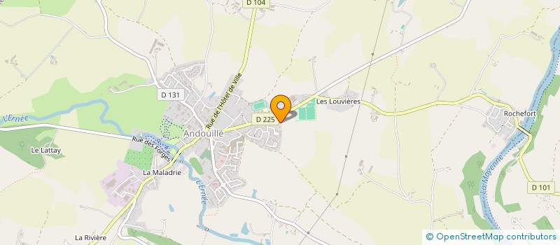 localisation de l'entreprise LOUGABJUL  ANDOUILLE