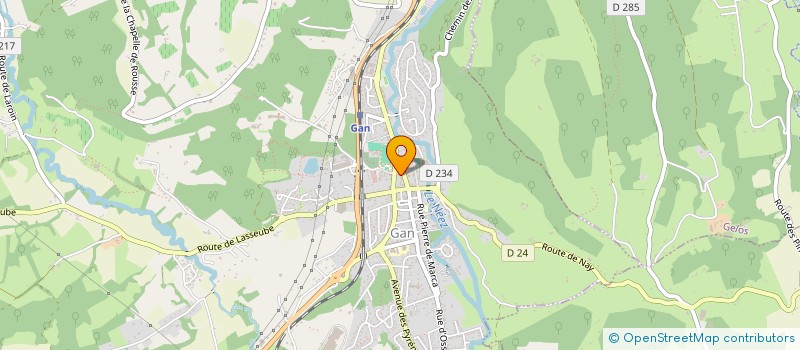 localisation de l'entreprise LOUGANEZ  GAN