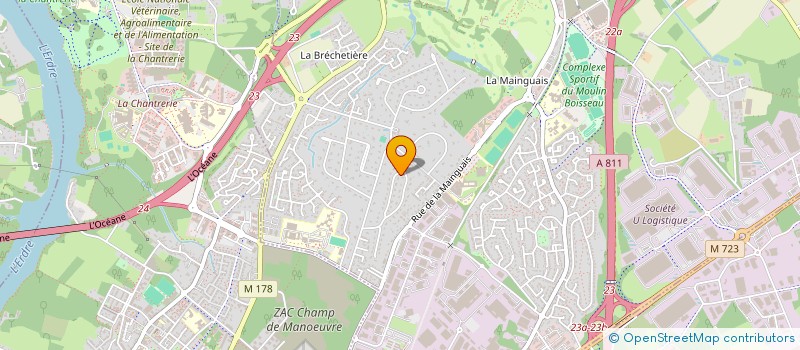 localisation de l'entreprise LOUGAROU  CARQUEFOU