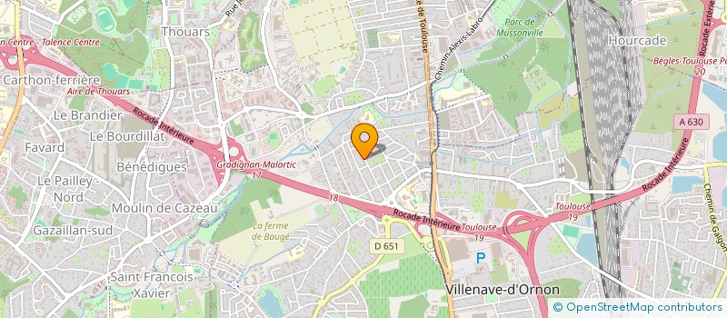 localisation de l'entreprise LOUGASTIN  VILLENAVE-D'ORNON