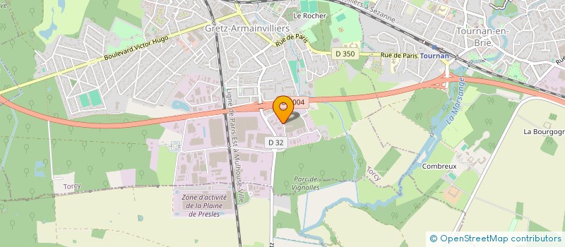 localisation de l'entreprise LOUGEGA  GRETZ-ARMAINVILLIERS