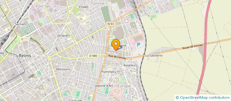 localisation de l'entreprise LOUGINE NETTOYAGE  REIMS