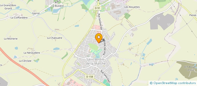 localisation de l'entreprise LOUGOLA à SEVREMOINE