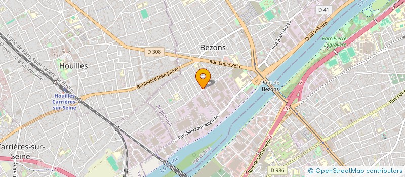 localisation de l'entreprise LOUGONAM à BEZONS