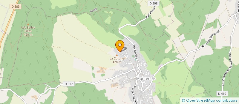 localisation de l'entreprise LOUGRES 3 RUE DU PARADIS  MONTENOIS