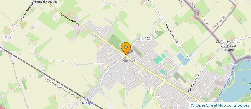 localisation de l'entreprise LOUGUET'S FLEURS  NIEPPE