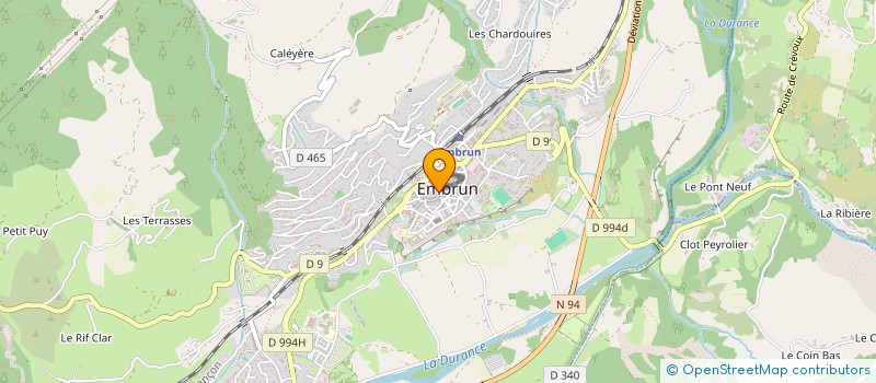 localisation de l'entreprise LOUHAN  EMBRUN