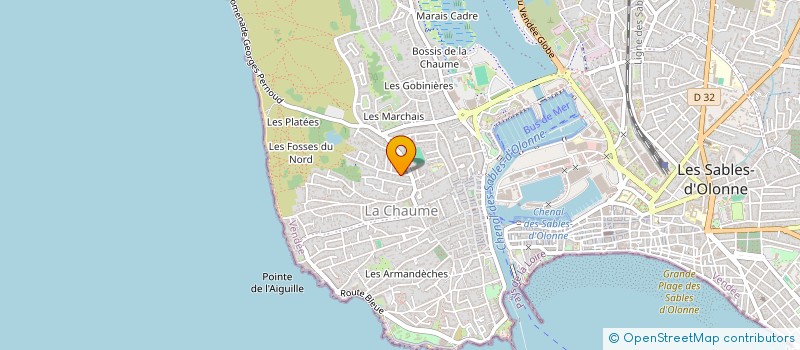 localisation de l'entreprise LOUHARVY à LES SABLES D'OLONNE