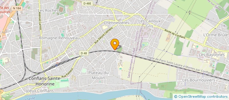 localisation de l'entreprise LOUHCAUTO  CONFLANS-SAINTE-HONORINE