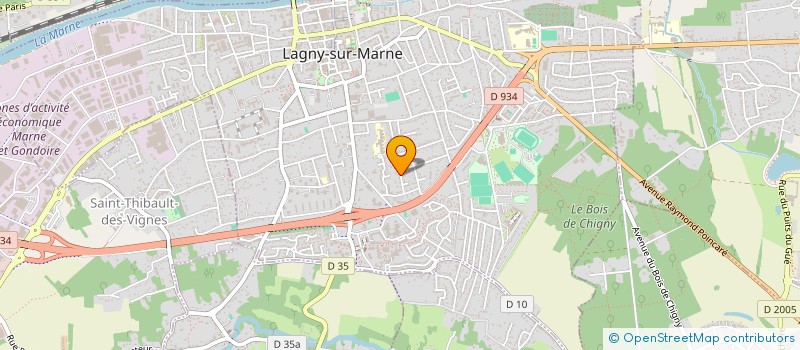 localisation de l'entreprise LOUICHE ENTREPRISE  LAGNY-SUR-MARNE