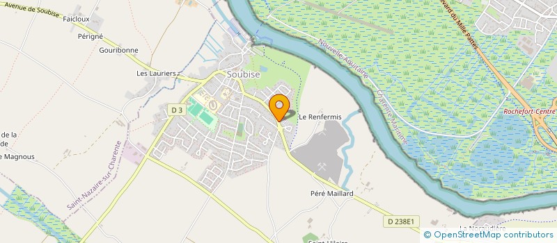 localisation de l'entreprise LOUICILE  SOUBISE