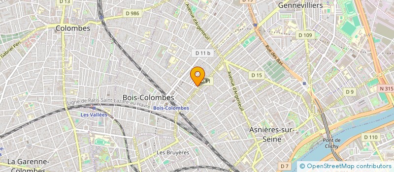 localisation de l'entreprise LOUIFIN à BOIS-COLOMBES