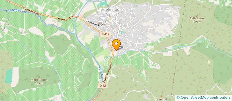 localisation de l'entreprise LOUIJANNE  PIERREFEU-DU-VAR