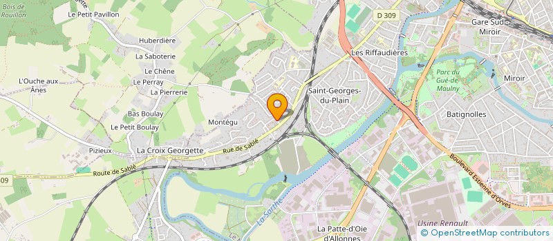 localisation de l'entreprise LOUIMALOU  LE MANS