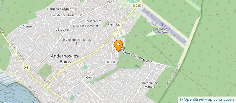 localisation de l'entreprise LOUIS 1834  ANDERNOS-LES-BAINS