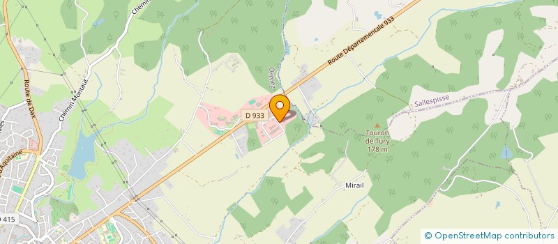 localisation de l'entreprise LOUIS  ORTHEZ