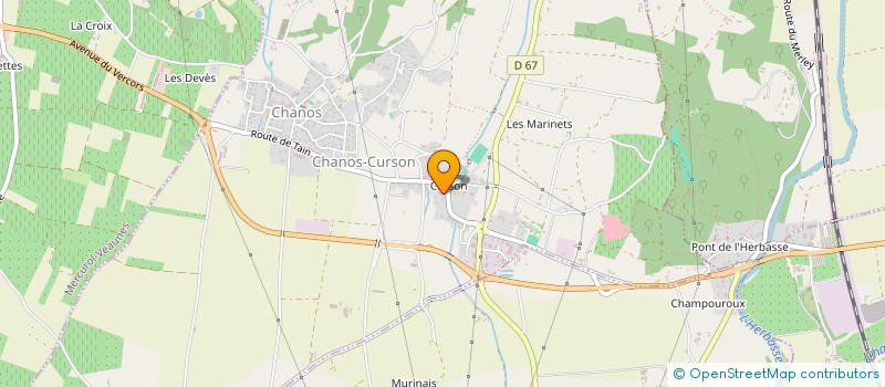 localisation de l'entreprise LOUIS  CHANOS-CURSON