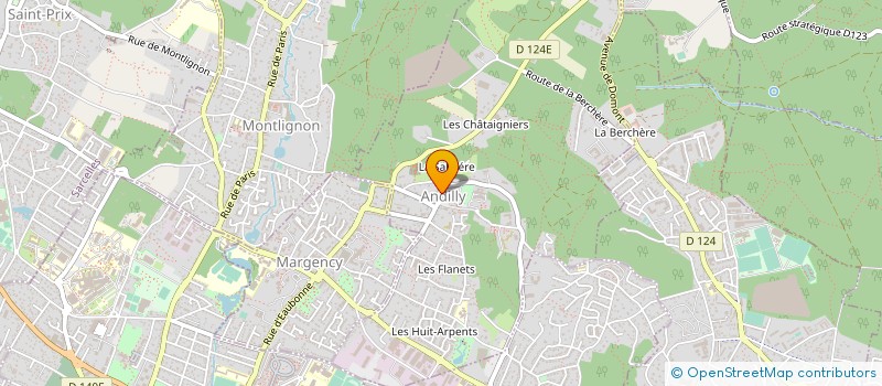 localisation de l'entreprise LOUIS  ANDILLY