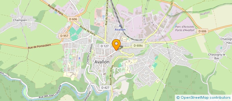 localisation de l'entreprise LOUIS à AVALLON