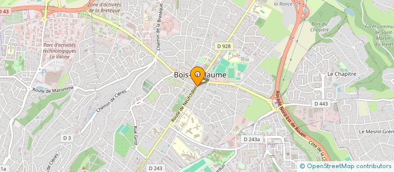 localisation de l'entreprise LOUIS à BOIS-GUILLAUME