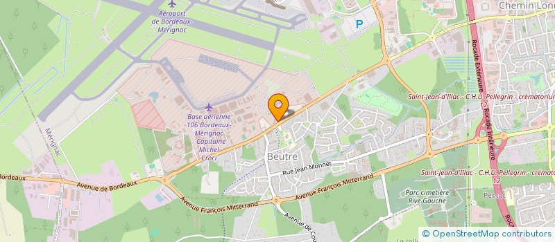 localisation de l'entreprise LOUIS  MERIGNAC