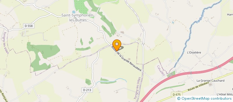 localisation de l'entreprise LOUIS  TORIGNY-LES-VILLES