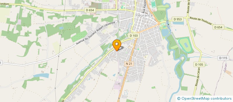 localisation de l'entreprise LOUIS  FLEURANCE