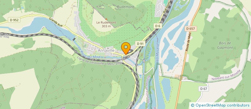 localisation de l'entreprise LOUIS 93  ARNAVILLE