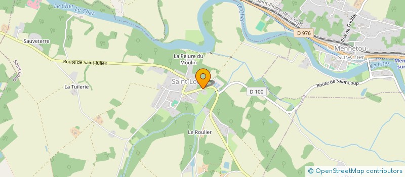 localisation de l'entreprise LOUIS  SAINT-LOUP