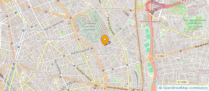 localisation de l'entreprise LOUIS ALIMENTATION GENERALE  PARIS