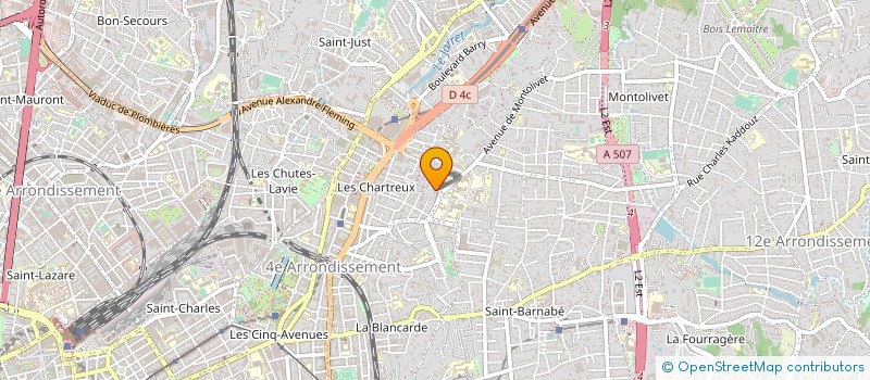 localisation de l'entreprise LOUIS ASTRUC INVESTISSEMENTS  MARSEILLE