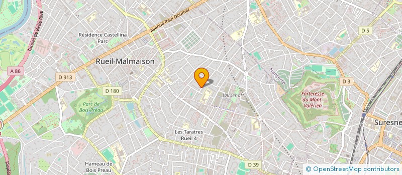 localisation de l'entreprise LOUIS AUBER à RUEIL-MALMAISON