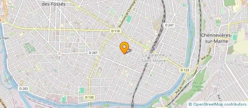 localisation de l'entreprise LOUIS AUTOMOBILE à SAINT-MAUR-DES-FOSSES