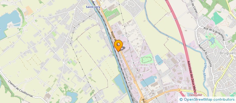 localisation de l'entreprise LOUIS BARRERE ET COMPAGNIE  SAINT-JORY