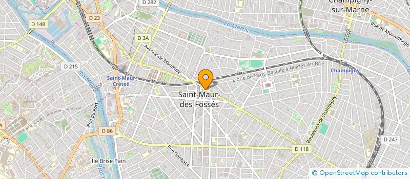 localisation de l'entreprise LOUIS BLANC à SAINT-MAUR-DES-FOSSES