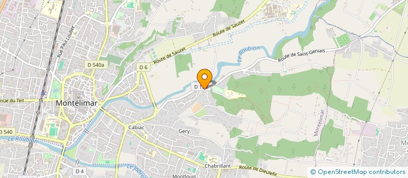 localisation de l'entreprise LOUIS CHARLIE 2022  MONTELIMAR